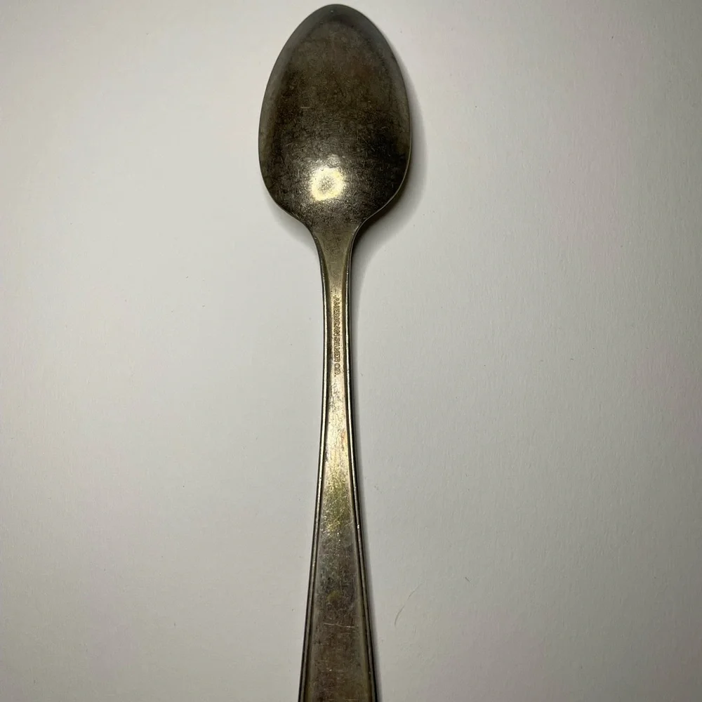 Vintage American Silver Co.Decorative Silverplate Serving Spoons - Set of 2